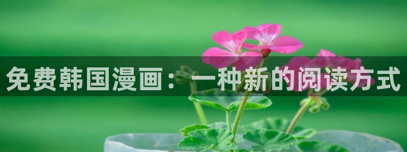 漫蛙manwa漫画免费版：免费韩国漫画：一种新的阅读方式
